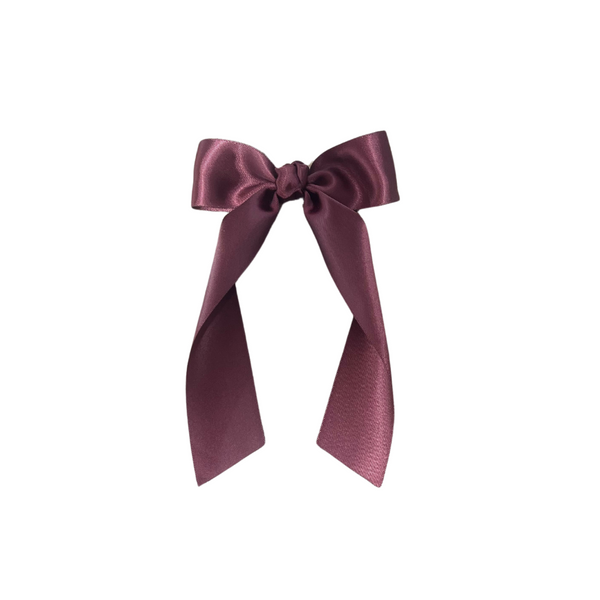 Long Tail Bow - Satin