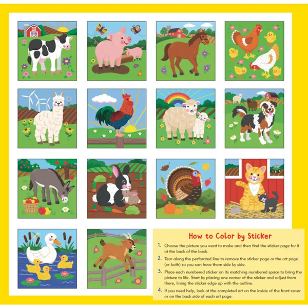 My First Color By Sticker Book (Multiple Options)