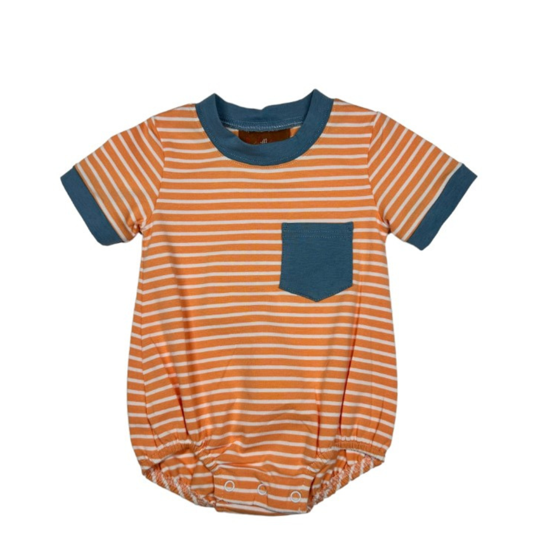 Orange and Blue Maddox Bubble