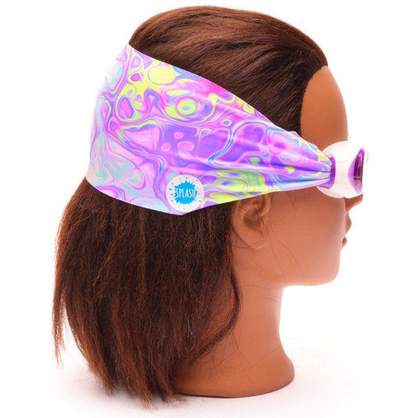 Pastel Swirl Swim Goggles
