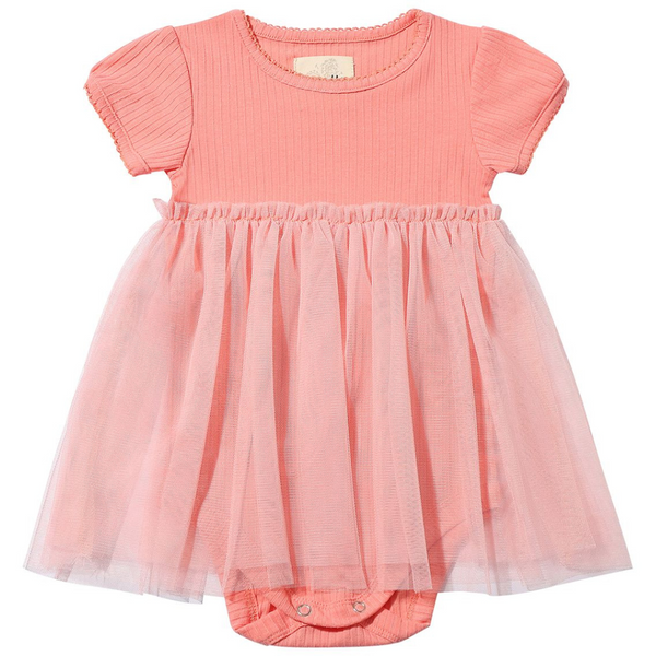 Coral Penelope Dress