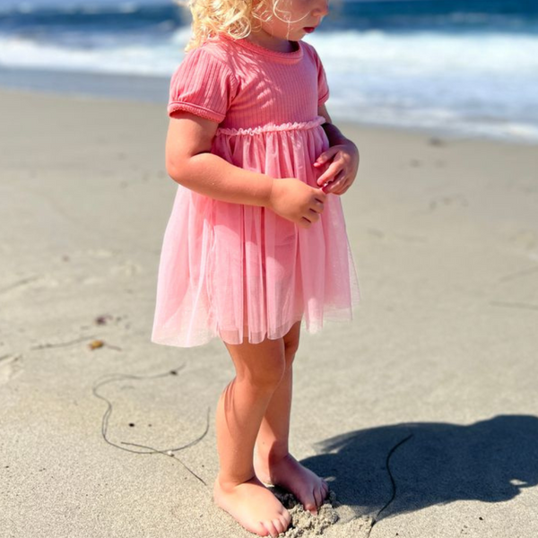 Coral Penelope Dress