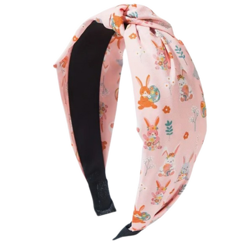 Pink Easter Bunny Headband