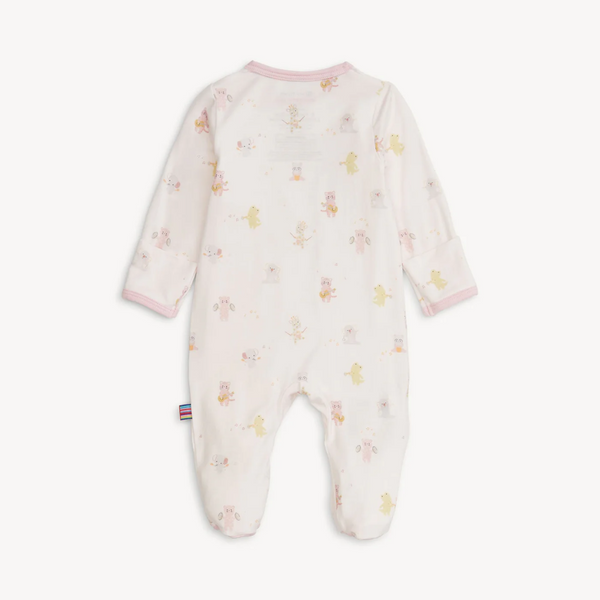 Pink Baby Beats Modal Footie