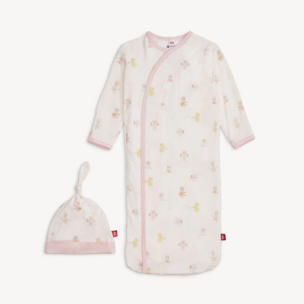 Pink Baby Beats Modal Gown + Hat