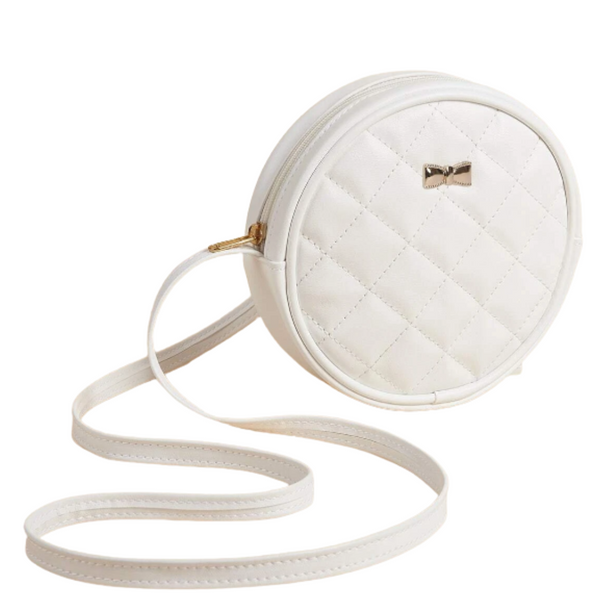 Girls Quilted Look Circle Bag