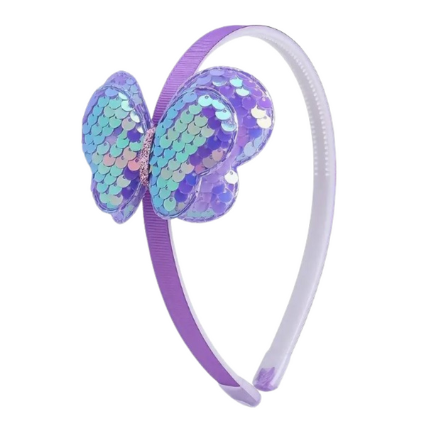 Sequin Butterfly Headbands (Multiple Options)