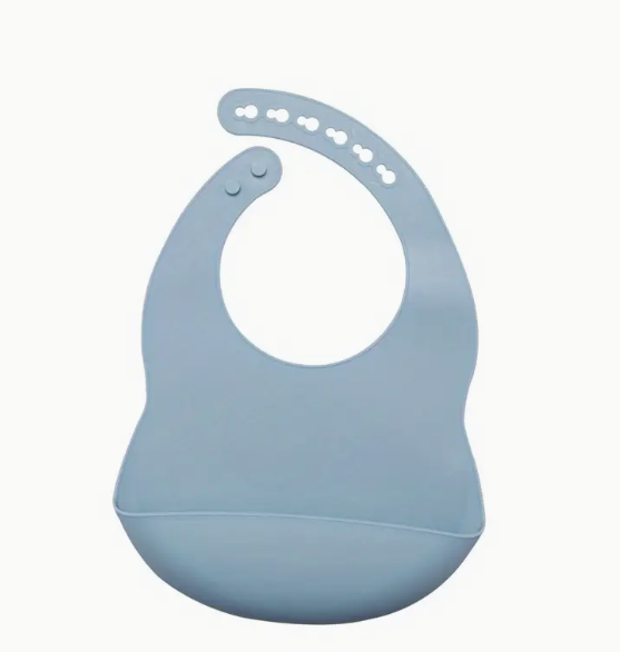 Silicone Bucket Bib (Multiple Colors)