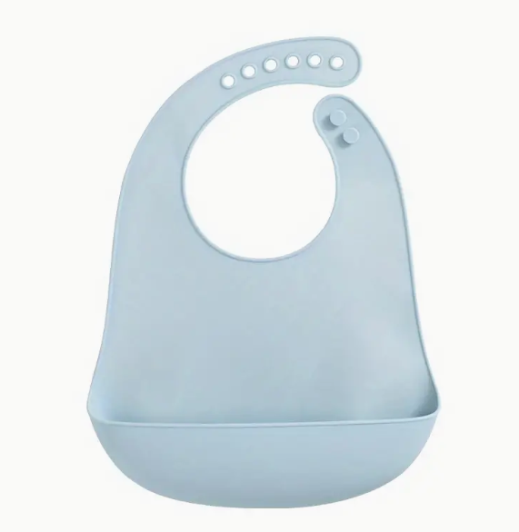 Silicone Bucket Bib (Multiple Colors)