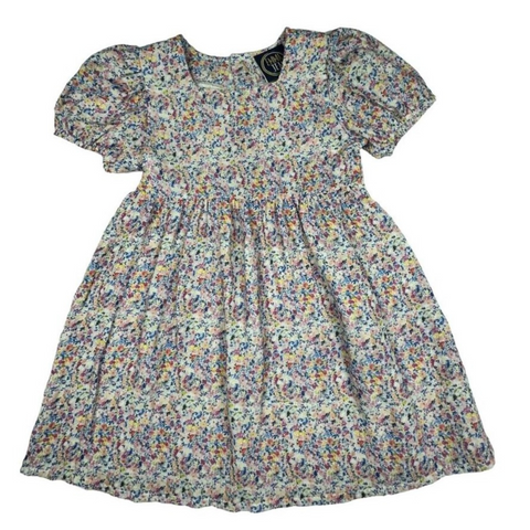 Skylar Dress with different colored flowers