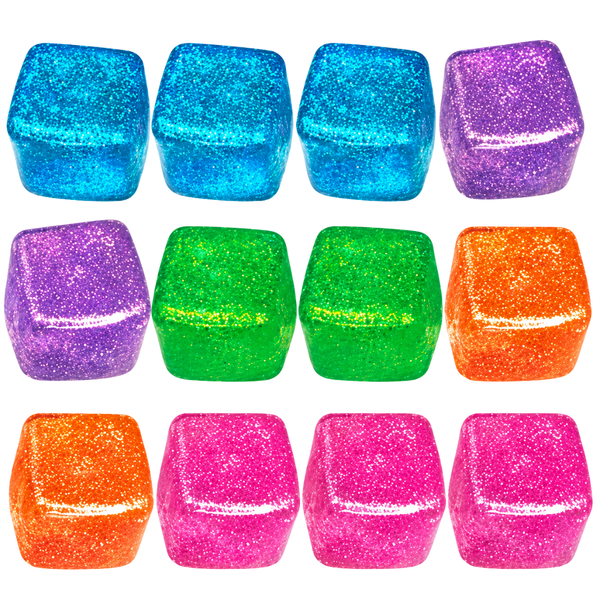 Squish & Squeeze Sparkle Cube - Fun Doh