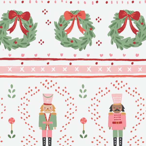 Sugar Plum Fairy - Nutcracker Fair Isle - Pink - Loungewear Set