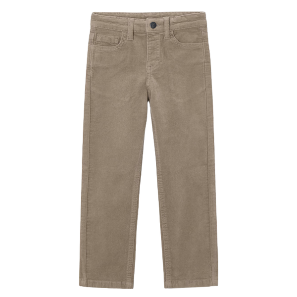 Basic Cord Trousers Tahini