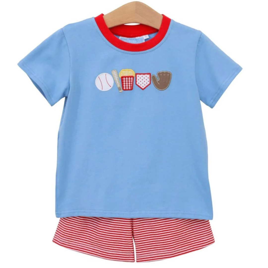 Take Me Out to the Ballgame Short Set