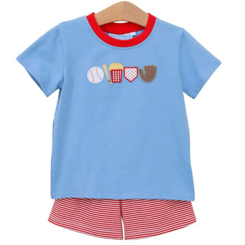 Take Me Out to the Ballgame Short Set