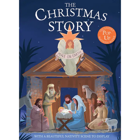 The christmas story book that includes different pop ups