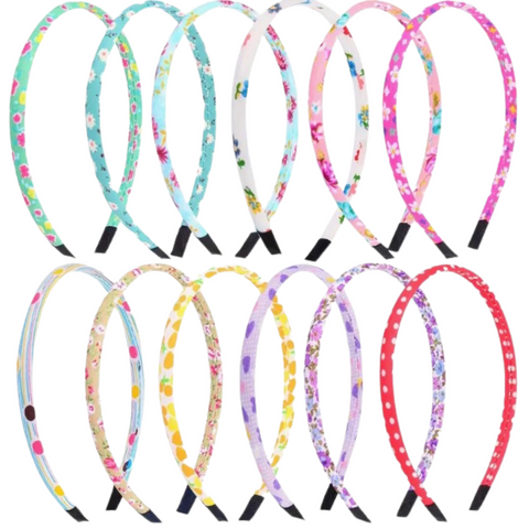 Thin Printed Headbands (Multiple Options)