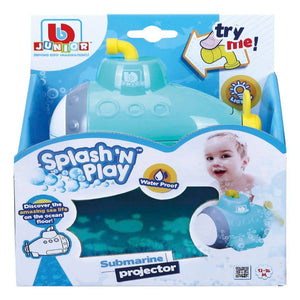 blue submarine bath toy