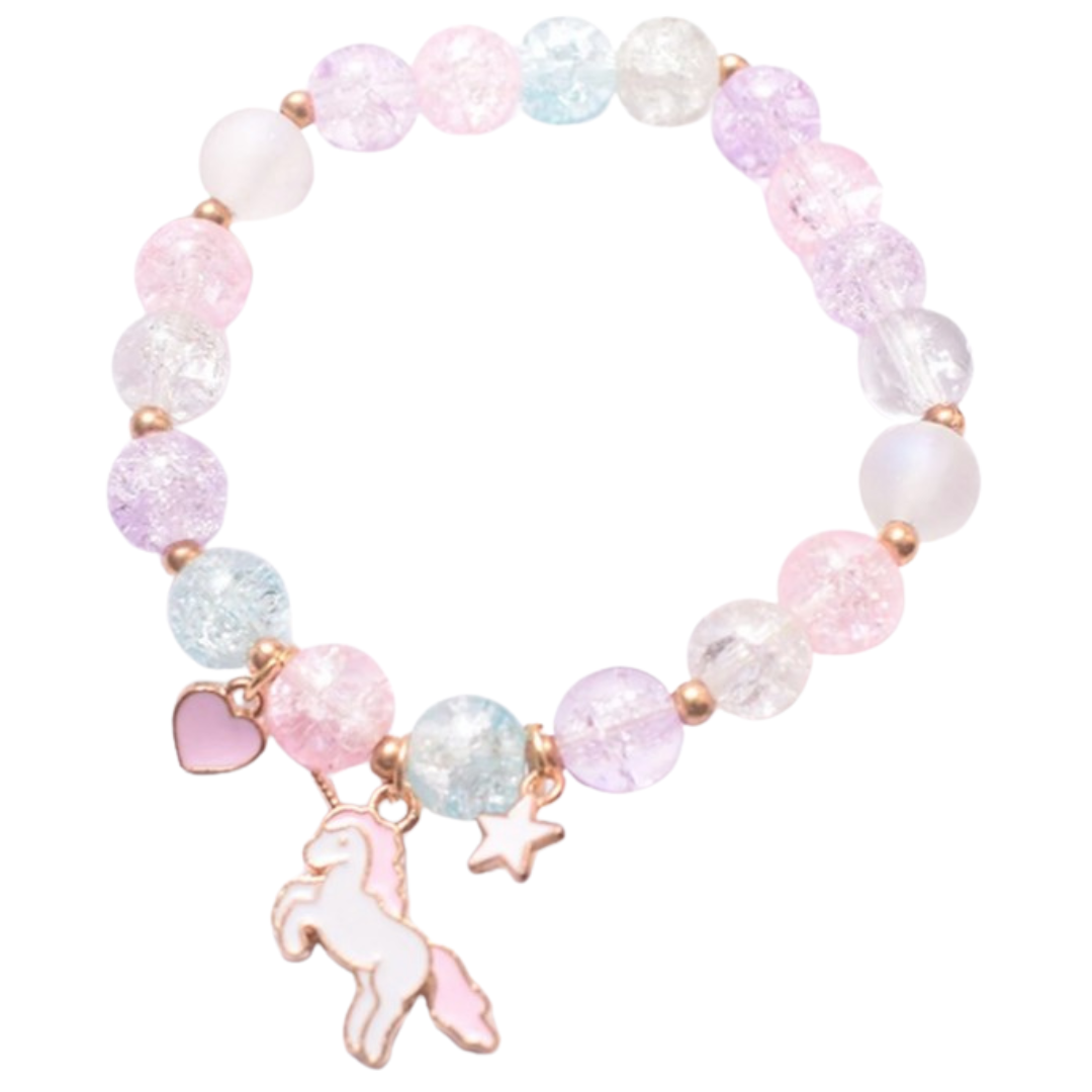 Translucent Pastel Unicorn Bracelet