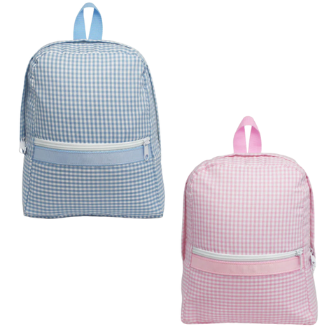 Gingham Backpacks (2 Sizes, 2 Colors)