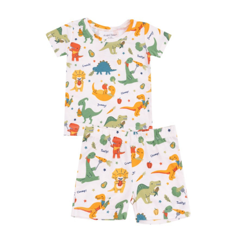 Veggie Dinos Loungewear Short Set