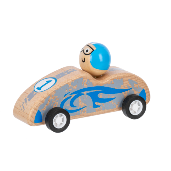 Wooden Pullback Car Racers