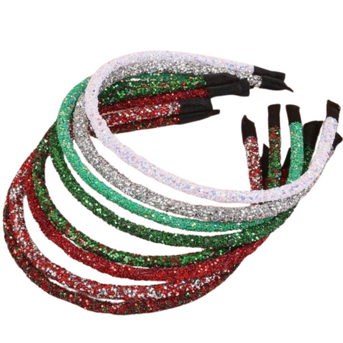 Christmas Glitter Headbands