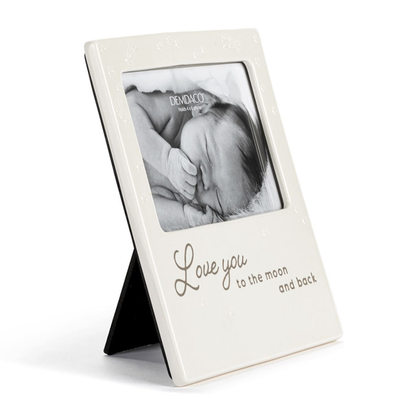 Love you to the Moon and Back Cream Frame