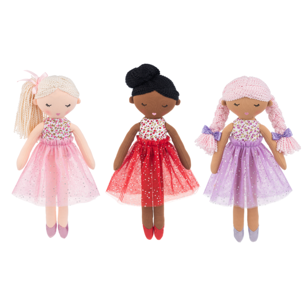 Floral Fancy Dolls (3 Dolls)