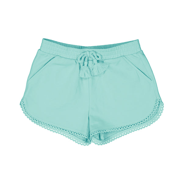 Girl Chenille Trim Shorts