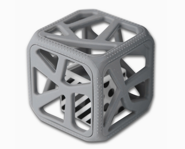 gray chew cube