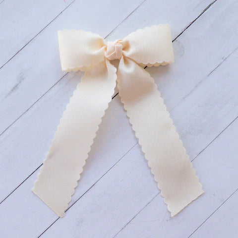 Long Tail Bow - Scalloped