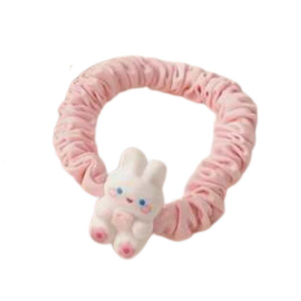 Light Pink Bunny Pony Tail Holder(Sold individually)