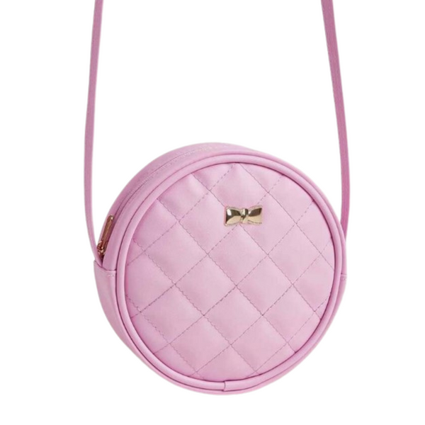 Girls Quilted Look Circle Bag