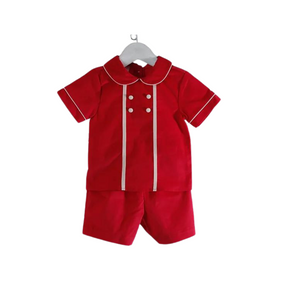 Red Elegance Nathan Boy Set