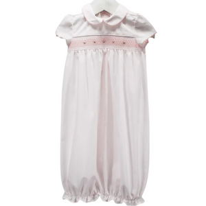Basic Smocked Valentina Pink Gown