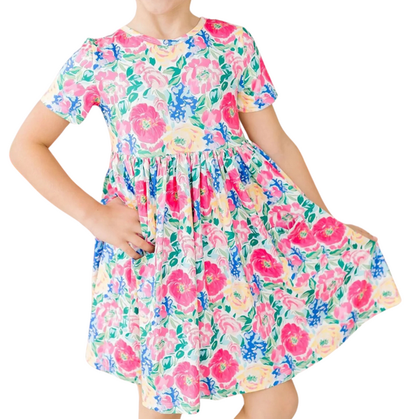 Wildflower Wishes Pocket Twirl Dress