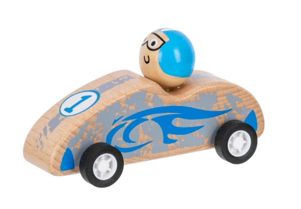 Wooden Pullback Car Racers