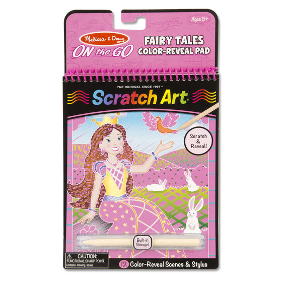 On the Go Scratch Art Color Reveal Pad