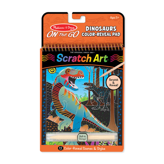 On the Go Scratch Art Color Reveal Pad