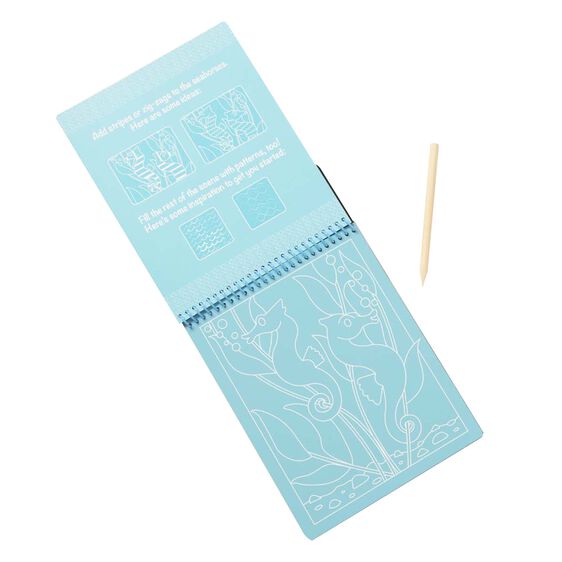 On the Go Scratch Art Color Reveal Pad