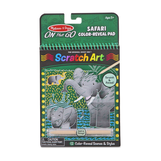 On the Go Scratch Art Color Reveal Pad