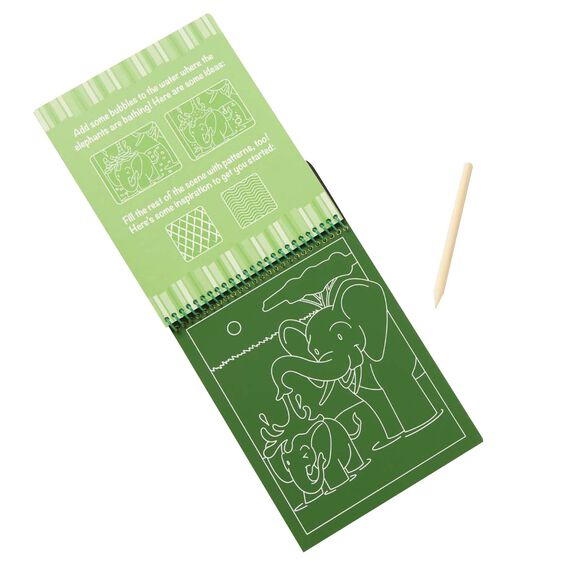 On the Go Scratch Art Color Reveal Pad