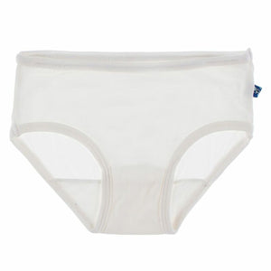 Girl's Solid Underwear Natural