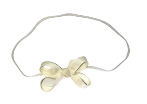 Bitty Bow on Skinny Band(More Colors Available)