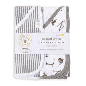 A-Bee-C Organic Cotton Hooded Towels 2 Pack