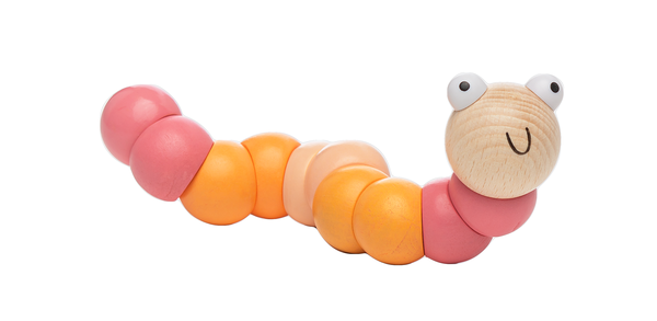 Ganz Wooden Twisty Worm (2 Colors Available)