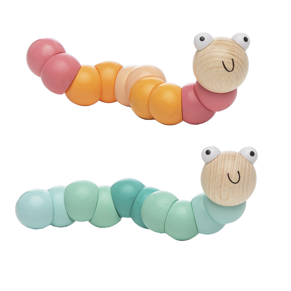 Ganz Wooden Twisty Worm (2 Colors Available)